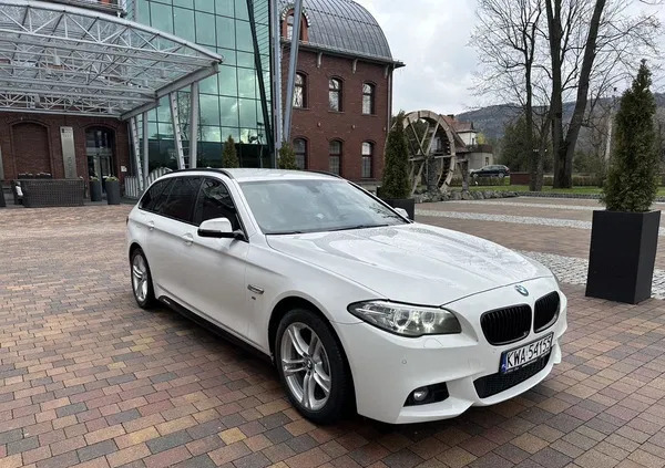 małopolskie BMW Seria 5 cena 79950 przebieg: 245500, rok produkcji 2013 z Wadowice